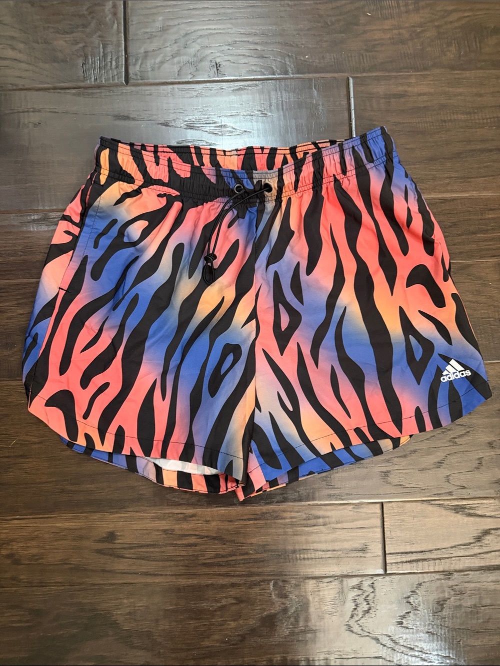adidas Shorts Rainbow Zebra Print Running